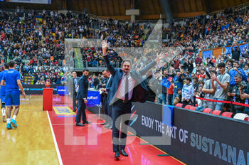 2023-02-23 - Gianmarco Pozzecco Head Coach of Italy - WORLD CUP QUALIFIERS - ITALY VS UKRAINE - INTERNATIONALS - BASKETBALL