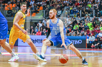 2023-02-23 - Niccolò Mannion of Italy in action - WORLD CUP QUALIFIERS - ITALY VS UKRAINE - INTERNATIONALS - BASKETBALL