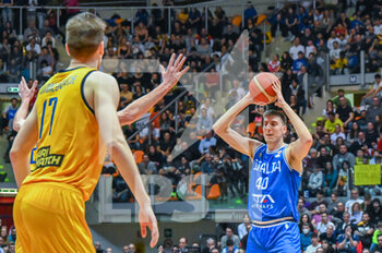 2023-02-23 - Luca Severini of Italy in action - WORLD CUP QUALIFIERS - ITALY VS UKRAINE - INTERNATIONALS - BASKETBALL