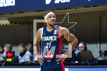 2023-02-26 - Andrew ALBICY (21) of France during the FIBA Basketball World Cup 2023 Qualifiers between France and Lithuania on February 26, 2023 at Arena Loire in Trelaze, France - BASKETBALL - FIBA BASKETBALL WORLD CUP 2023 QUALIFIERS - FRANCE V LITHUANIA - INTERNATIONALS - BASKETBALL