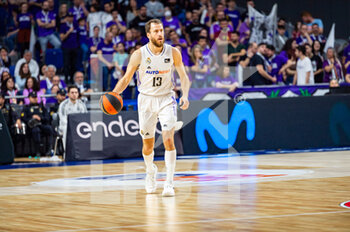 12/03/2023 - Sergio Rodríguez (Real Madrid) in action during the basketball match between Real Madrid and Bilbao Basket valid for the matchday 22 of the spanish basketball league called “Liga Endesa” played at Wizink Center in Madrid on Sunday 12 March 2023 - REAL MADRID VS BILBAO BASKET - LIGA ENDESA ACB SPAGNA - BASKET