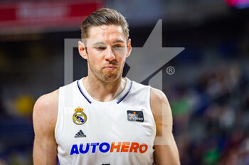 12/03/2023 - Fabien Causeur (Real Madrid) in action during the basketball match between Real Madrid and Bilbao Basket valid for the matchday 22 of the spanish basketball league called “Liga Endesa” played at Wizink Center in Madrid on Sunday 12 March 2023 - REAL MADRID VS BILBAO BASKET - LIGA ENDESA ACB SPAGNA - BASKET