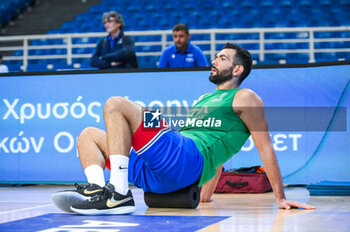 2023-08-09 - 17 GIAMPAOLO RICCI of Italy during the Aegean Acropolis Tournament match between Italy and Serbia at Oaka Stadium on August 9, 2023, in Athens, Greece. - AEGEAN ACROPOLIS TOURNAMENT - SERBIA VS ITALY - INTERNATIONALS - BASKETBALL