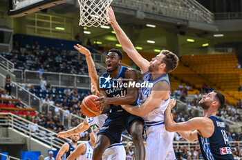2023-08-10 - 43 THANASSIS ANTETOKOUNMPO of Greece competing with 9 NICOLO' MELLI of Italy during the Aegean Acropolis
Tournament match between Greece and Italy at Oaka Stadium on August 10,
2023, in Athens, Greece. - AEGEAN ACROPOLIS TOURNAMENT - GREECE VS ITALY - INTERNATIONALS - BASKETBALL