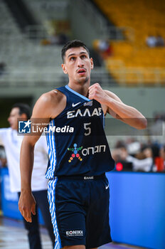 2023-08-10 - 5 GIANNOULIS LARENTZAKIS of Greece during the Aegean Acropolis Tournament match between Greece and Italy at Oaka Stadium on August 10, 2023, in Athens, Greece. - AEGEAN ACROPOLIS TOURNAMENT - GREECE VS ITALY - INTERNATIONALS - BASKETBALL
