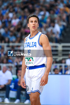 2023-08-10 - 18 MATTEO SPAGNOLO of Italy during the Aegean Acropolis Tournament match between Greece and Italy at Oaka Stadium on August 10, 2023, in Athens, Greece. - AEGEAN ACROPOLIS TOURNAMENT - GREECE VS ITALY - INTERNATIONALS - BASKETBALL