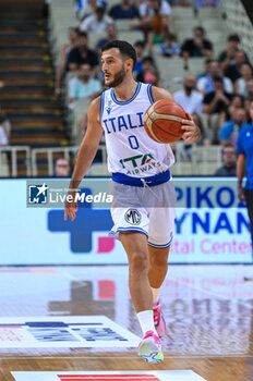 2023-08-10 - 0 MARCO SPISSU of Italy during the Aegean Acropolis Tournament match between Greece and Italy at Oaka Stadium on August 10, 2023, in Athens, Greece. - AEGEAN ACROPOLIS TOURNAMENT - GREECE VS ITALY - INTERNATIONALS - BASKETBALL