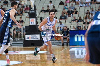 2023-08-10 - 54 ALESSANDRO PAJOLA of Italy during the Aegean Acropolis Tournament match between Greece and Italy at Oaka Stadium on August 10, 2023, in Athens, Greece. - AEGEAN ACROPOLIS TOURNAMENT - GREECE VS ITALY - INTERNATIONALS - BASKETBALL