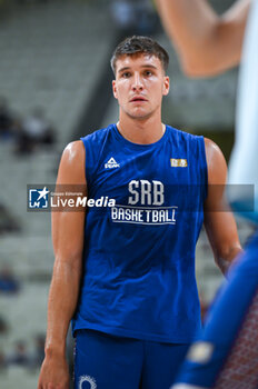 2023-08-08 - 7 BOGDAN BOGDANOVIC of Serbia during the Aegean Acropolis Tournament match between Greece and Serbia at Oaka Stadium on August 8, 2023, in Athens, Greece. - AEGEAN ACROPOLIS TOURNAMENT - GREECE VS SERBIA - INTERNATIONALS - BASKETBALL