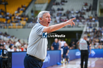 2023-08-08 - Head Coach SVETISLAV PESIC of Serbia during the Aegean Acropolis Tournament match between Greece and Serbia at Oaka Stadium on August 8, 2023, in Athens, Greece. - AEGEAN ACROPOLIS TOURNAMENT - GREECE VS SERBIA - INTERNATIONALS - BASKETBALL