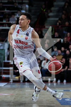 2023-01-28 - Colbey Ross #4 of Pallacanestro Varese OpenJobMetis in action during LBA Lega Basket A 2022/23 Regular Season game between Pallacanestro Varese OpenJobMetis and Germani Brescia at Palasport Lino Oldrini, Varese, Italy on January 28, 2023 - OPENJOBMETIS VARESE VS GERMANI BRESCIA - ITALIAN SERIE A - BASKETBALL