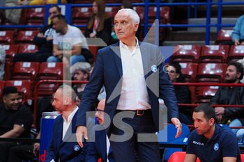 2023-04-19 - Cesare Pancotto, head coach GeVi Napoli Basket  - EA7 EMPORIO ARMANI MILANO VS GEVI NAPOLI BASKET - ITALIAN SERIE A - BASKETBALL