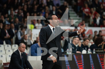 2023-04-19 - Coach Matt Brase Openjobmetis Varese during the LBA Italy Championship match between Openjobmetis Varese vs Happy Casa Brindisi,  in Varese, Italy, on April 19, 2023 - OPENJOBMETIS VARESE VS HAPPY CASA BRINDISI - ITALIAN SERIE A - BASKETBALL