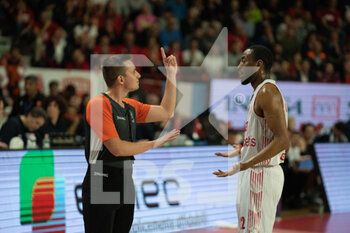 2023-04-19 - 22 Markel Brown Openjobmetis Varese during the LBA Italy Championship match between Openjobmetis Varese vs Happy Casa Brindisi,  in Varese, Italy, on April 19, 2023 - OPENJOBMETIS VARESE VS HAPPY CASA BRINDISI - ITALIAN SERIE A - BASKETBALL