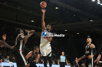 2023-05-13 - Doron Lamb (Happy Casa Brindisi) during game 1 of the playoff quarter-finals of the Italian A1 basketball championship match Segafredo Virtus Bologna Vs. Happy Casa Brindisi - Bologna, Italy, May 13, 2023 at Segafredo Arena - Photo: Michele Nucci - PLAYOFF - VIRTUS BOLOGNA VS NEW BASKET BRINDISI - ITALIAN SERIE A - BASKETBALL