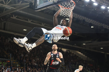 2023-05-13 - D'Angelo Harrison (Happy Casa Brindisi) during game 1 of the playoff quarter-finals of the Italian A1 basketball championship match Segafredo Virtus Bologna Vs. Happy Casa Brindisi - Bologna, Italy, May 13, 2023 at Segafredo Arena - Photo: Michele Nucci - PLAYOFF - VIRTUS BOLOGNA VS NEW BASKET BRINDISI - ITALIAN SERIE A - BASKETBALL