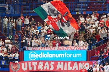 2023-05-27 - (EA7 Emporio Armani Olimpia Milano) supporters - PLAYOFF - EA7 EMPORIO ARMANI VS BDS SASSARI - ITALIAN SERIE A - BASKETBALL