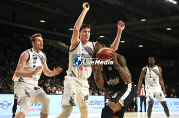 2023-05-28 - \5\thwarted by Luca Severini (Derthona Tortona Basket) during game 1 of the playoff semifinals of the Italian A1 basketball championship match Segafredo Virtus Bologna Vs. Derthona Tortona Basket - Bologna, Italy, May 28, 2023 at Segafredo Arena - Photo: Michele Nucci - PLAYOFF - VIRTUS SEGAFREDO BOLOGNA VS DERTHONA BASKET - ITALIAN SERIE A - BASKETBALL