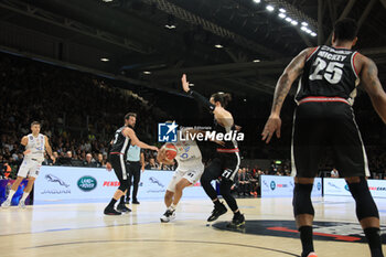 2023-06-14 - Shavon Shields (EA7 Olimpia Milano) during game 3 of the playoff finals of the Italian A1 basketball championship match Segafredo Virtus Bologna Vs. EA7 Olimpia Milano - Bologna, Italy, June 14, 2023 at Segafredo Arena - Photo: Michele Nucci - MATCH 3 FINAL - VIRTUS SEGAFREDO BOLOGNA VS EA7 EMPORIO ARMANI MILANO - ITALIAN SERIE A - BASKETBALL