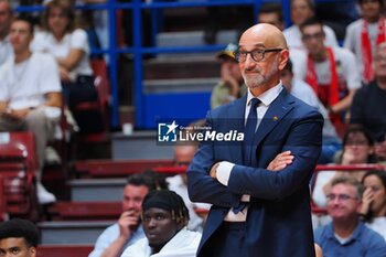2023-10-01 - Frank Vitucci, head coach Nutribullet Treviso Basket - EA7 EMPORIO ARMANI MILANO VS NUTRIBULLET TREVISO BASKET - ITALIAN SERIE A - BASKETBALL
