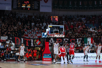 2023-10-04 - General view inside the arena during LBA Lega Basket A 2023/24 Regular Season game between Pallacanestro Varese OpenJobMetis and Estra Pistoia at Itelyum Arena, Varese, Italy on October 04, 2023 - OPENJOBMETIS VARESE VS ESTRA PISTOIA - ITALIAN SERIE A - BASKETBALL