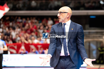 2023-10-29 - Francesco Vitucci (Nutribullet Treviso Basket Head coach) - UNAHOTELS REGGIO EMILIA VS NUTRIBULLET TREVISO BASKET - ITALIAN SERIE A - BASKETBALL