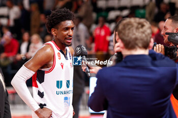 2023-10-29 - Langston Galloway (unahotels Pallacanestro Reggiana) interviewed after the game - UNAHOTELS REGGIO EMILIA VS NUTRIBULLET TREVISO BASKET - ITALIAN SERIE A - BASKETBALL