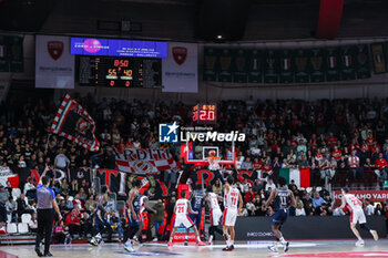 2023-11-05 - General view inside the arena with Pallacanestro Varese OpenJobMetis supporters during LBA Lega Basket A 2023/24 Regular Season game between Pallacanestro Varese OpenJobMetis and Dinamo Sassari Banco di Sardegna at Itelyum Arena, Varese, Italy on November 05, 2023 - OPENJOBMETIS VARESE VS BANCO DI SARDEGNA SASSARI - ITALIAN SERIE A - BASKETBALL