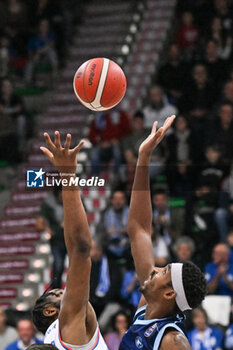 2023-11-19 - The starting whistle of the match between Nutribullet Treviso Basket and GeVi Napoli Basket - NUTRIBULLET TREVISO BASKET VS GEVI NAPOLI BASKET - ITALIAN SERIE A - BASKETBALL