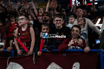 2023-12-23 - Supporters of Umana Reyer Venezia during the Umana Reyer Venezia vs Germani Brescia at the Palasport Taliercio in Venice, Italy on December 23, 2023 - UMANA REYER VENEZIA VS GERMANI BRESCIA - ITALIAN SERIE A - BASKETBALL