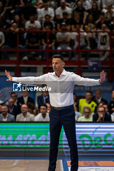 2023-10-30 - Igor Milicic coach of Ge.Vi Napoli Basket - GEVI NAPOLI BASKET VS VIRTUS SEGAFREDO BOLOGNA - ITALIAN SERIE A - BASKETBALL