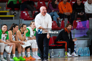 2023-12-10 - Coach Vincenzo Di Meglio (Oxygen Roma Basket) - OXYGEN ROMA BASKET VS E-WORK FAENZA - ITALIAN SERIE A1 WOMEN - BASKETBALL