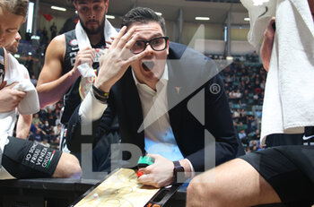 2023-01-29 - Carlo Finetti (head coach of Apu old wild west Udine) during the Italian basketball Lnp A2 series championship match Fortitudo Flats Service Bologna Vs. Apu Old Wild West Udine - Bologna, Italy, January 29, 2023 at Paladozza sport palace - Photo: Michele Nucci - FORTITUDO FLATS SERVICE BOLOGNA VS APU UDINE - ITALIAN SERIE A2 - BASKETBALL