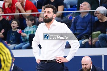 2023-05-19 - Davide Villa, coach della Urania Basket Milano - PLAYOFF GAME 3 - URANIA BASKET VS REALE MUTUA BASKET TORINO - ITALIAN SERIE A2 - BASKETBALL