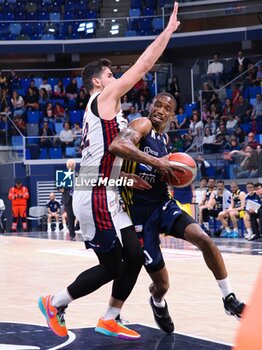 2023-05-19 - T99 thwarted by Rei Pullazi (Urania Basket Milano) - PLAYOFF GAME 3 - URANIA BASKET VS REALE MUTUA BASKET TORINO - ITALIAN SERIE A2 - BASKETBALL