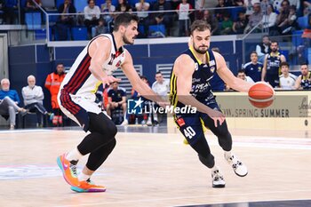 2023-05-19 - Simone Pepe (Reale Mutua Torino) & Rei Pullazi (Urania Basket Milano) - PLAYOFF GAME 3 - URANIA BASKET VS REALE MUTUA BASKET TORINO - ITALIAN SERIE A2 - BASKETBALL