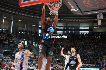 2023-05-21 - Dominique Archie (Tramec Cento) during the italian basketball Lbn A2 series Game 3 of the playoff quarterfinals match Fortitudo Flats Service Bologna Vs. Benedetto XIV Tramec Cento - Bologna, Italy, May 21, 2023 at Paladozza sport palace - Photo: Michele Nucci - PLAYOFF - FORTITUDO BOLOGNA VS TRAMEC CENTO - ITALIAN SERIE A2 - BASKETBALL