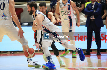 2023-05-21 - Alessandro Panni (Fortitudo Flats Service Bologna) during the italian basketball Lbn A2 series Game 3 of the playoff quarterfinals match Fortitudo Flats Service Bologna Vs. Benedetto XIV Tramec Cento - Bologna, Italy, May 21, 2023 at Paladozza sport palace - Photo: Michele Nucci - PLAYOFF - FORTITUDO BOLOGNA VS TRAMEC CENTO - ITALIAN SERIE A2 - BASKETBALL