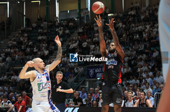 2023-05-21 - Derrick Marks (Tramec Cento) during the italian basketball Lbn A2 series Game 3 of the playoff quarterfinals match Fortitudo Flats Service Bologna Vs. Benedetto XIV Tramec Cento - Bologna, Italy, May 21, 2023 at Paladozza sport palace - Photo: Michele Nucci - PLAYOFF - FORTITUDO BOLOGNA VS TRAMEC CENTO - ITALIAN SERIE A2 - BASKETBALL