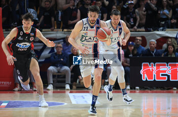 2023-05-21 - Matteo Fantinelli (Fortitudo Flats Service Bologna) during the italian basketball Lbn A2 series Game 3 of the playoff quarterfinals match Fortitudo Flats Service Bologna Vs. Benedetto XIV Tramec Cento - Bologna, Italy, May 21, 2023 at Paladozza sport palace - Photo: Michele Nucci - PLAYOFF - FORTITUDO BOLOGNA VS TRAMEC CENTO - ITALIAN SERIE A2 - BASKETBALL