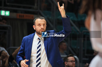 2023-06-04 - Matteo Angori (head coach of Fortitudo Flats Service Bologna) during the italian basketball Lbn A2 series Game 4 of the playoff semifinals match Fortitudo Flats Service Bologna Vs. Vanoli basket Cremona - Bologna, Italy, June 04, 2023 at Paladozza sport palace - Photo: Michele Nucci - PLAYOFF - FLATS SERVICE FORTITUDO BOLOGNA VS VANOLI BASKET CREMONA - ITALIAN SERIE A2 - BASKETBALL