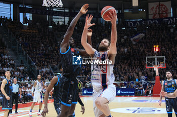 2023-06-04 - Valerio Cucci (Fortitudo Flats Service Bologna) during the italian basketball Lbn A2 series Game 4 of the playoff semifinals match Fortitudo Flats Service Bologna Vs. Vanoli basket Cremona - Bologna, Italy, June 04, 2023 at Paladozza sport palace - Photo: Michele Nucci - PLAYOFF - FLATS SERVICE FORTITUDO BOLOGNA VS VANOLI BASKET CREMONA - ITALIAN SERIE A2 - BASKETBALL