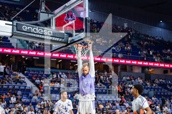 2023-04-30 - Dzanan Musa (Real Madrid) during the warm up before the basketball match between Real Madrid and Zaragoza Basket valid for the matchday 30 of the spanish basketball league ACB called “Liga Endesa” played at Wizink Center in Madrid on Sunday 30 April 2023 - REAL MADRID VS ZARAGOZA - SPANISH LIGA ENDESA ACB - BASKETBALL
