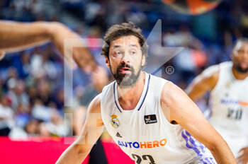 2023-04-30 - Sergio Llull (Real Madrid) during the basketball match between Real Madrid and Zaragoza Basket valid for the matchday 30 of the spanish basketball league ACB called “Liga Endesa” played at Wizink Center in Madrid on Sunday 30 April 2023 - REAL MADRID VS ZARAGOZA - SPANISH LIGA ENDESA ACB - BASKETBALL