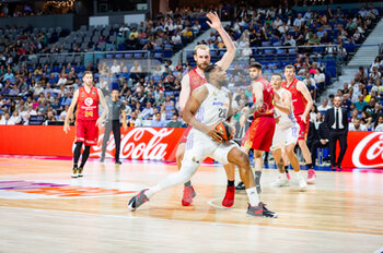 2023-04-30 - Guerschon Yabusele (Real Madrid) during the basketball match between Real Madrid and Zaragoza Basket valid for the matchday 30 of the spanish basketball league ACB called “Liga Endesa” played at Wizink Center in Madrid on Sunday 30 April 2023 - REAL MADRID VS ZARAGOZA - SPANISH LIGA ENDESA ACB - BASKETBALL