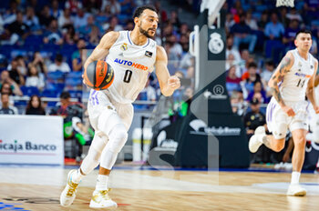 2023-04-30 - Nigel Williams-Goss (Real Madrid) in action during the basketball match between Real Madrid and Zaragoza Basket valid for the matchday 30 of the spanish basketball league ACB called “Liga Endesa” played at Wizink Center in Madrid on Sunday 30 April 2023 - REAL MADRID VS ZARAGOZA - SPANISH LIGA ENDESA ACB - BASKETBALL