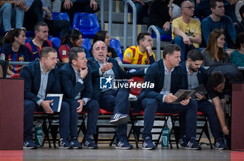 2023-11-12 - Head coach Txus Vidorreta (Lenovo Tenerife) during a Liga ENDESA match at Palau Blaugrana, in Barcelona, Spain on November 12, 2023. (Photo / Felipe Mondino) - BARÇA - LENOVO TENERIFE - SPANISH LIGA ENDESA ACB - BASKETBALL