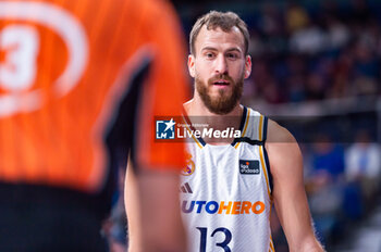 2023-11-26 - Sergio Rodriguez of Real Madrid seen during the ACB Spanish league match between Real Madrid and Morabanc Andorra at Wizink Center in Madrid, Spain. - REAL MADRID VS MORABANC ANDORRA - SPANISH LIGA ENDESA ACB - BASKETBALL