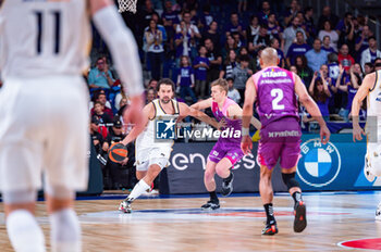2023-11-26 - Sergio Llull of Real Madrid seen in action during the ACB Spanish league match between Real Madrid and Morabanc Andorra at Wizink Center in Madrid, Spain. - REAL MADRID VS MORABANC ANDORRA - SPANISH LIGA ENDESA ACB - BASKETBALL