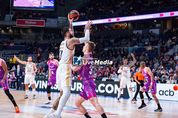 2023-11-26 - Vincent Poirier of Real Madrid seen in action during the ACB Spanish league match between Real Madrid and Morabanc Andorra at Wizink Center in Madrid, Spain. - REAL MADRID VS MORABANC ANDORRA - SPANISH LIGA ENDESA ACB - BASKETBALL